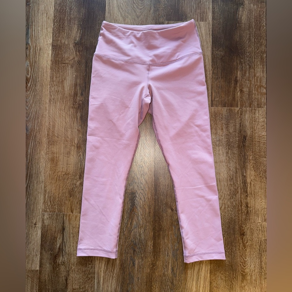 90 Degree by Reflex Pink Leggings cropped length - size S